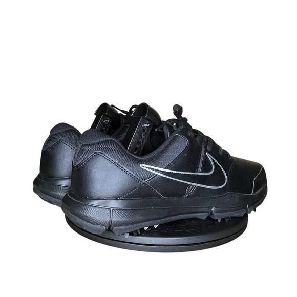 ***SOLD*** Mens Nike Durasport 4 Spikeless Golf Shoes Size 10 Black Metallic - Picture 4 of 6
